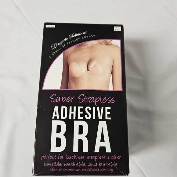 Lingerie Solutions Super Strapless Adhesive Bra Size A - Picture 1 of 5